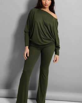 BATWING TOP AND TROUSER SET